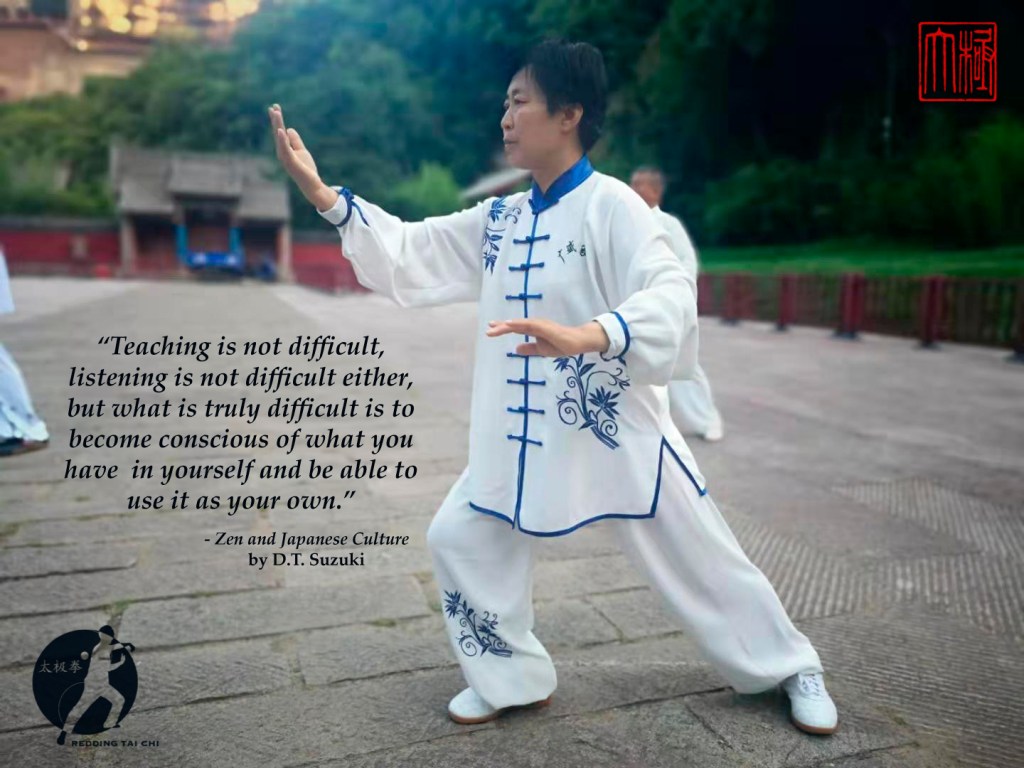 Redding Tai Chi: Teaching is not difficult...