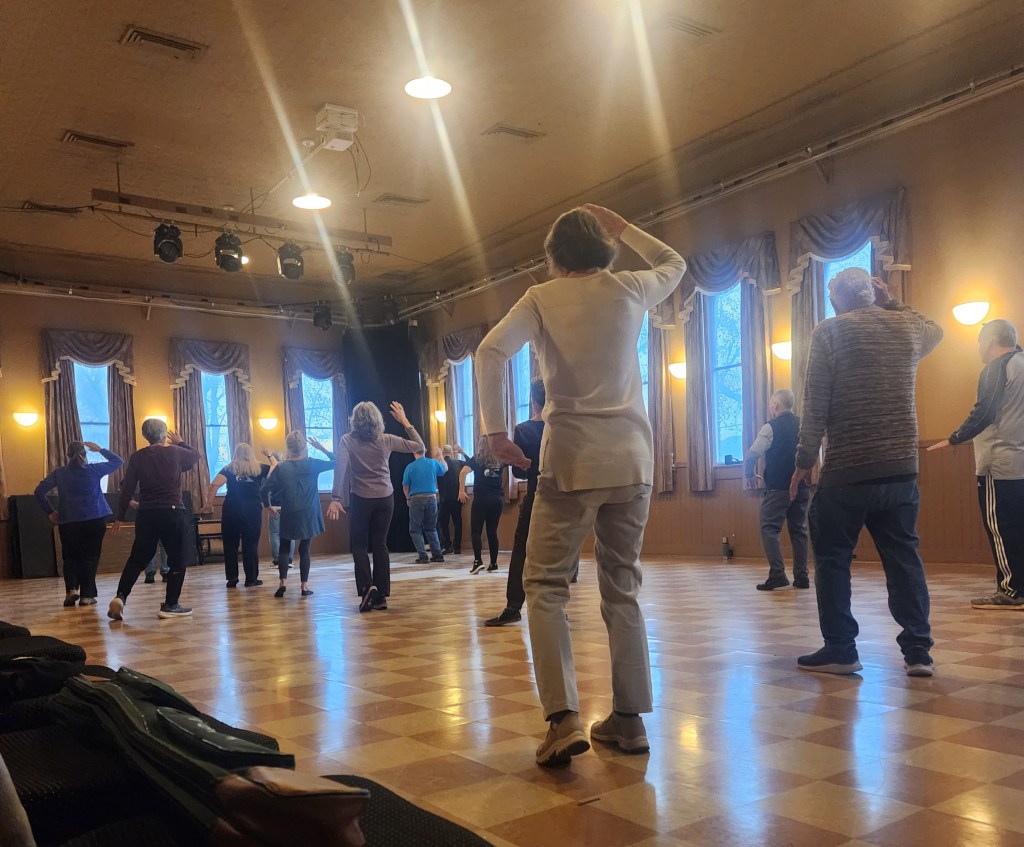 Redding Tai Chi Yang style long form single movements: White Crane Spreads its Wings