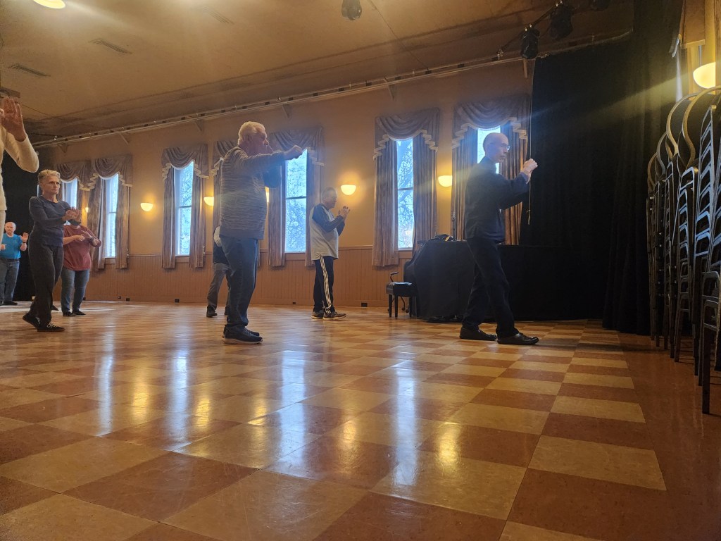 Redding Tai Chi Yang style long form single movements: Deflect down, parry, and push.