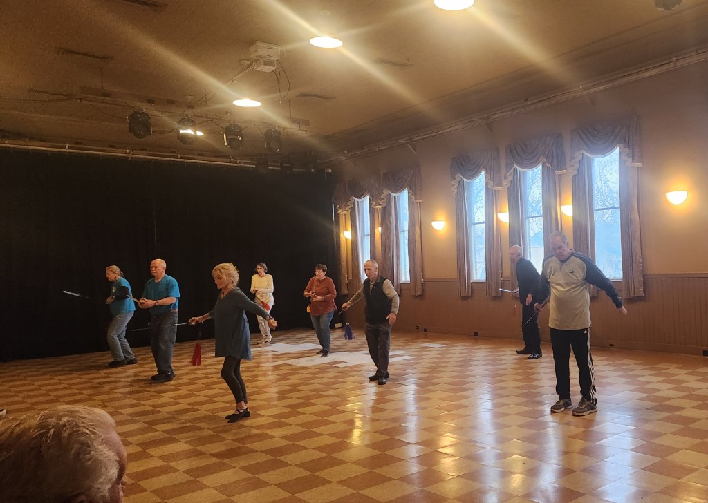 Redding Tai Chi sword practice
