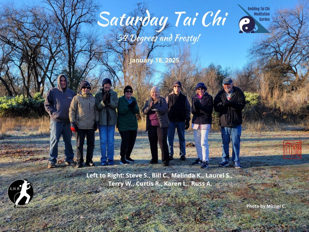 1/18/25 Saturday morning Tai Chi practice with Redding Tai Chi