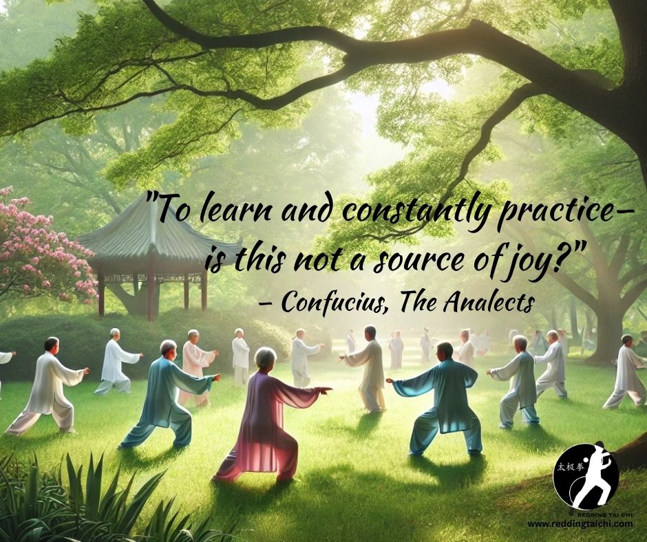 To learn and constantly practice - is this not a source of joy?