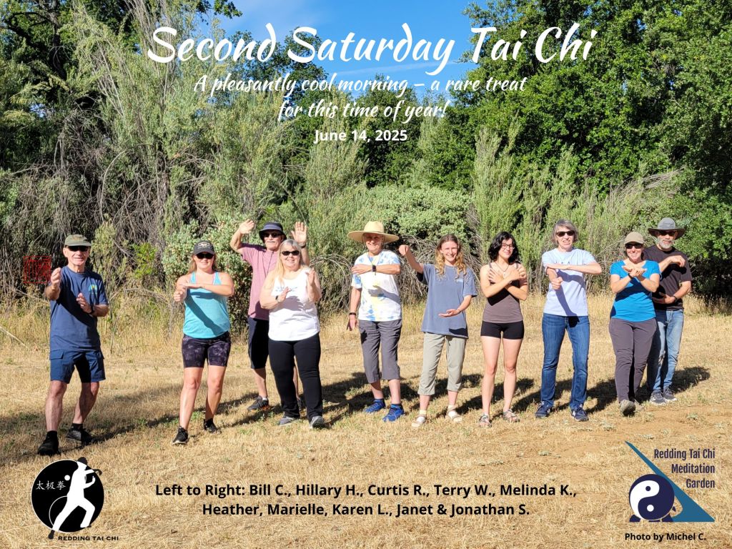 This morning brought surprisingly pleasant weather for outdoor Tai Chi practice this time of year...