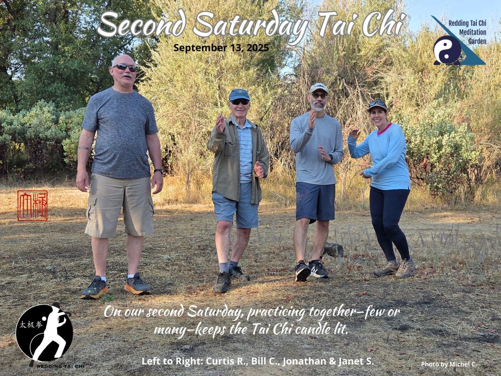 Redding Tai Chi Saturday Practice 9/13/25