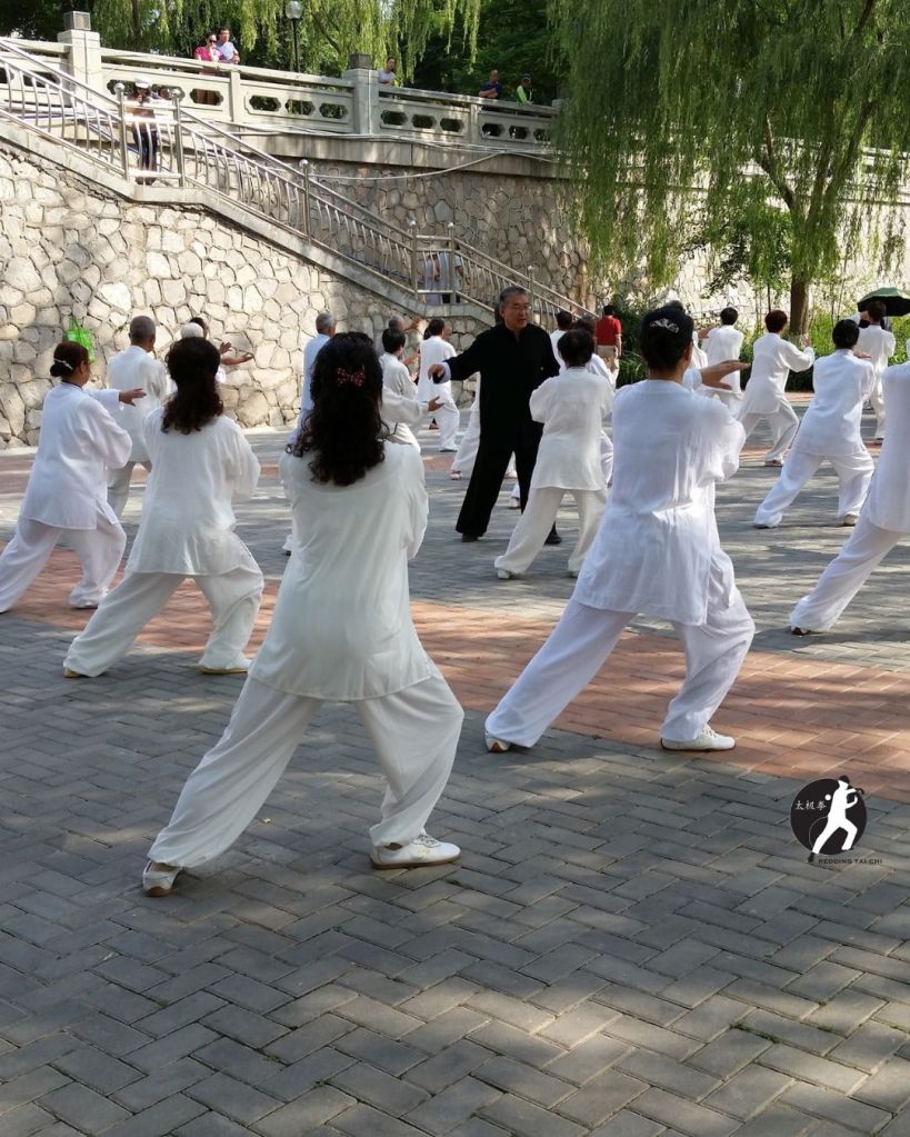 Learning and practicing Tai Chi in Lanzhou, China